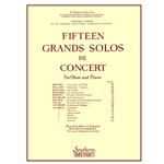 15 Grands Solos De Concert for Oboe (with piano accompaniment)