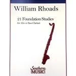 21 Foundation Studies for Alto or Bass Clarinet