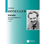 HONEGGER - Intrada for Trumpet (in C) H.193 with Piano Accompaniment