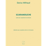 MILHAUD - Scaramouche for Alto Saxophone and Orchestra (Piano Reduction)