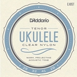 D'Addario EJ65T Tenor Ukulele Strings - Clear Nylon