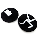 Black Soft Pile Cymbal Holders (pair)