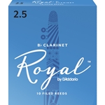 Royal Bb Clarinet Reeds #2.5 (10pk)