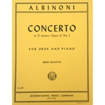 ALBINONI - Concerto in D minor, Opus 9, No. 2 for Oboe and Piano