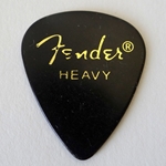 Fender Classic Celluloid Guitar Pick Heavy (single)