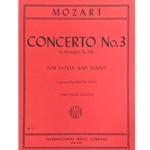 MOZART - Concerto No. 3 in G Major, K.216, for Violin & Piano