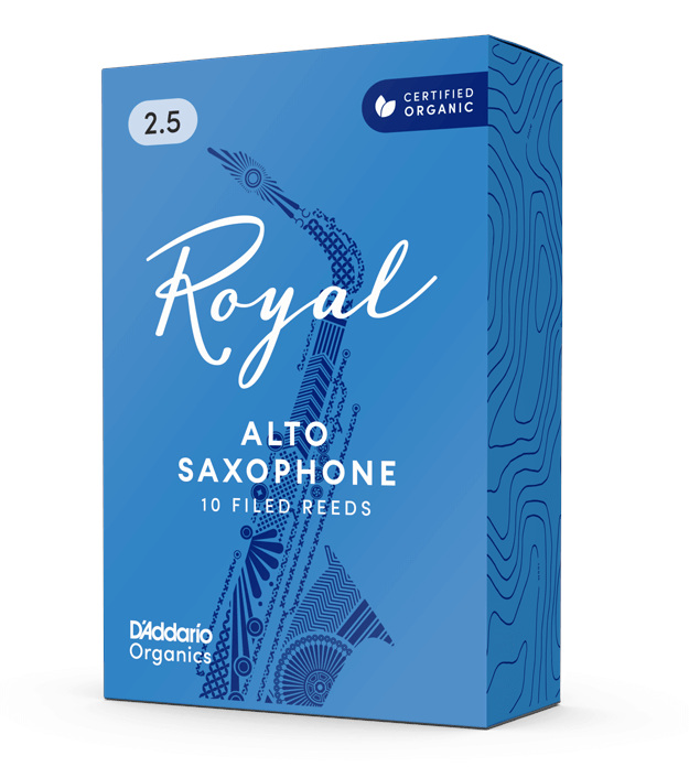 photo of a box of Royal alto sax reeds
