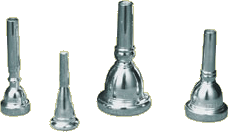 collage of brass mouthpieces