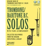 Rubank Book of Trombone or Baritone B.C. Solos - Easy to Intermediate (online media included)