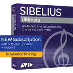 Sibelius Ultimate 1-Year Subscription (Educational Pricing) with Software Updates and Support