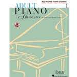 Adult Piano Adventures All-in-One Piano Course, Book 1 (Primer through Level 2B)