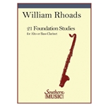 21 Foundation Studies for Alto or Bass Clarinet