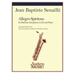 SENAILLE - Allegro Spiritoso for Baritone Saxophone and Piano