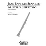 SENAILLE - Allegro Spiritoso for Bass Clarinet and Piano