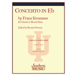 KROMMER - Concerto In Eb, Op 36, for Bb Clarinet and Piano