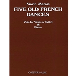 MARAIS - Five Old French Dances for Viola and Piano