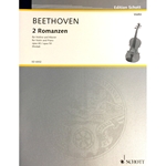 BEETHOVEN - 2 Romances: G Major and F Major, Op. 40 & 50 for Violin and Piano