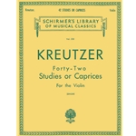 KREUTZER - 42 Studies or Caprices for Violin