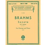 BRAHMS - Sonata in F Minor, Op. 120, No. 1 for Clarinet and Piano