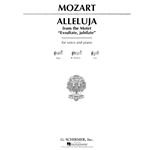 MOZART - Alleluia from the Motet 
'Exsultate, jubilate' (Medium Voice)