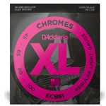 D'Addario ECB81 Flat Wound Chromes Bass Guitar Strings