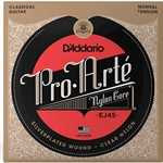 D'Addario EJ45 Pro-Arte Nylon Classical Guitar String Set, Normal Tension