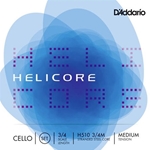 Helicore Cello String Set, 3/4 Scale, Medium Tension