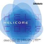 Helicore Cello Single A String, 1/2 Scale, Medium Tension