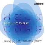 Helicore Cello Single C String, 1/8 Scale, Medium Tension