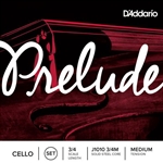 Prelude Cello String Set, 3/4 Scale, Medium Tension