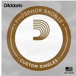 D'Addario PB030 Phosphor Bronze Wound Acoustic Guitar Single String, .030
