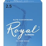 Royal Alto Saxophone Reeds #2.5 (10pk)