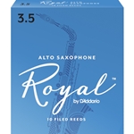Royal Alto Saxophone Reeds #3.5 (10pk)