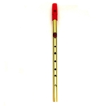 Flageolet Tin Whistle - Key of D (Brass)