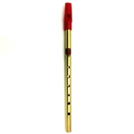 Flageolet Tin Whistle - Key of Eb (Brass)