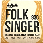 La Bella Nylon Ball-End Acoustic Guitar String Set