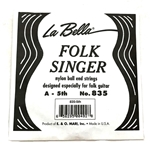 La Bella Guitar 5th String (A) nylon, ball end