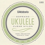 D'Addario EJ65S Pro-Arte Soprano Ukulele Strings - Clear Nylon