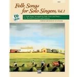 Folk Songs for Solo Singers, Volume 1 (High) Book with CD