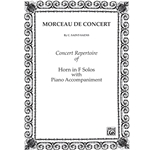 SAINT-SAENS - Morceau de Concert, Op. 94, for French Horn and Piano