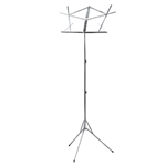 Hamilton Folding Music Stand w/bag - Nickel (3-section)