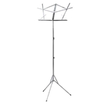 Hamilton Folding Music Stand w/bag - Nickel (3-section)