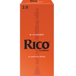 Rico Bb Clarinet Reeds #2 (25pk)