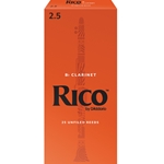 Rico Bb Clarinet Reeds #2.5 (25pk)