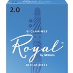 Royal Bb Clarinet Reeds #2 (10pk)