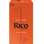 Rico Bass Clarinet Reeds #2 (25pk)