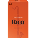 Rico Bass Clarinet Reeds #2.5 (25pk)