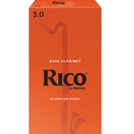 Rico Bass Clarinet Reeds #3 (25pk)