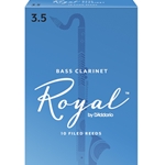 Royal Bass Clarinet Reeds #3.5 (10pk)