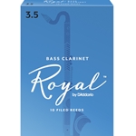 Royal Bass Clarinet Reeds #3.5 (10pk)